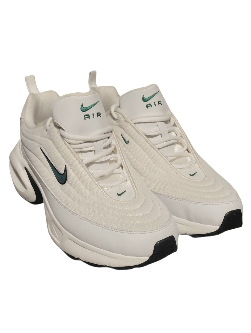 Nike Air Max Portal Sneakers White With Green Swoosh Men's Size 12.5